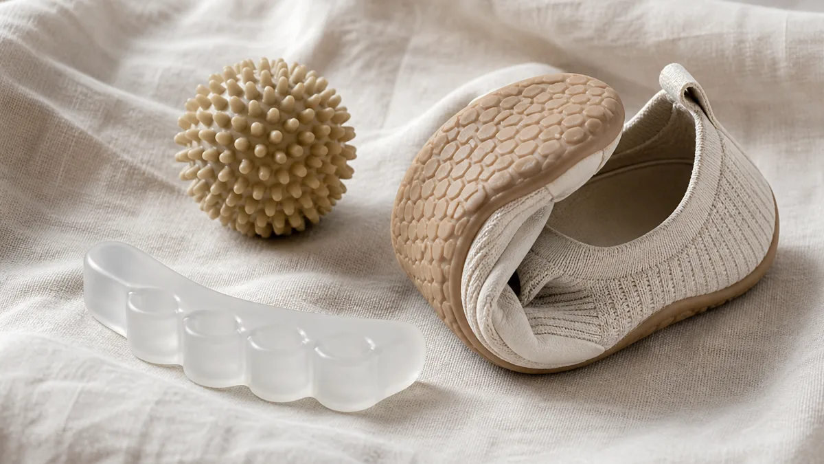 Fuss mit Hallux valgus am Grosszehenballen