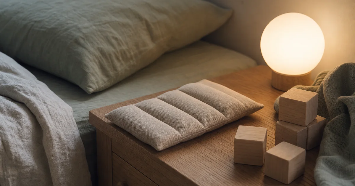 Kind mit nächtlichen Beinschmerzen im Bett